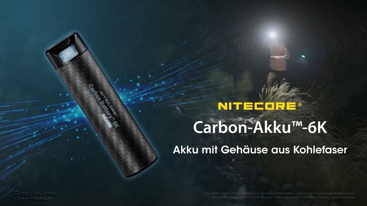 Nitecore Powerbank Carbon Battery 6K 6000mAh Nitecore Powerbank Carbon Battery 6K 6000mAh