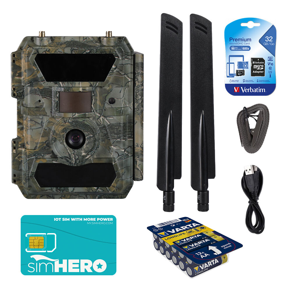 WILDAGENT Wildkamera 4G LTE Pro Starterset