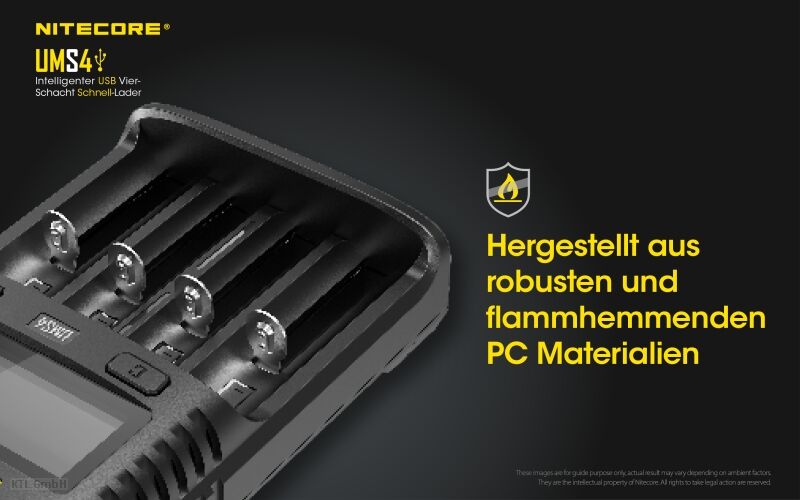 Nitecore UMS4 USB Quick Charger Nitecore UMS4 USB Quick Charger