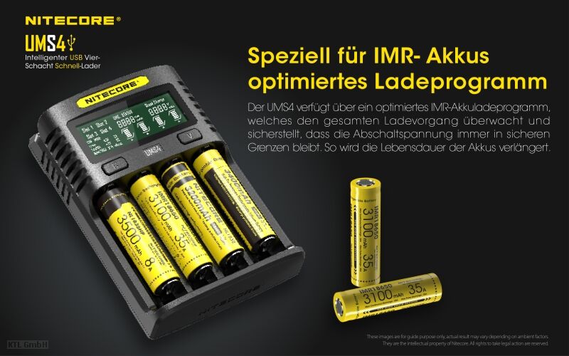 Nitecore UMS4 USB Quick Charger Nitecore UMS4 USB Quick Charger